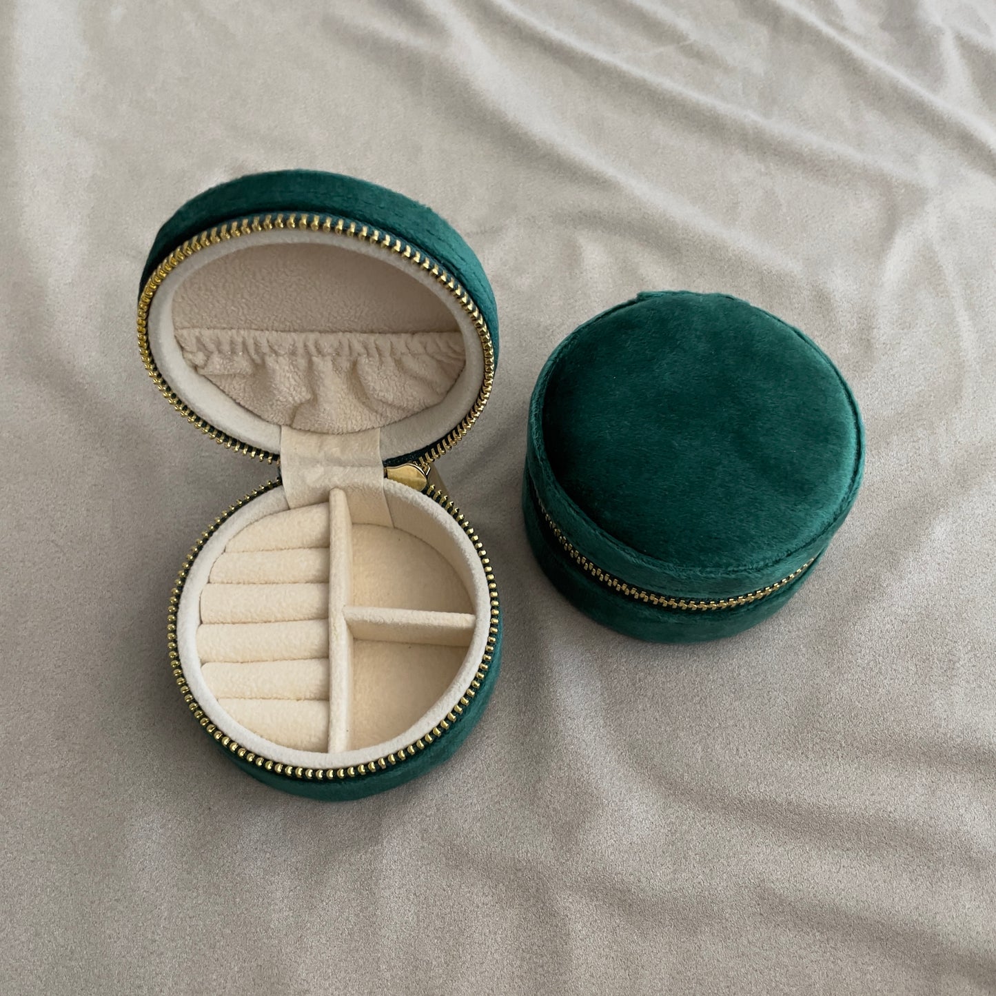 Ronden sieraden reis etuis