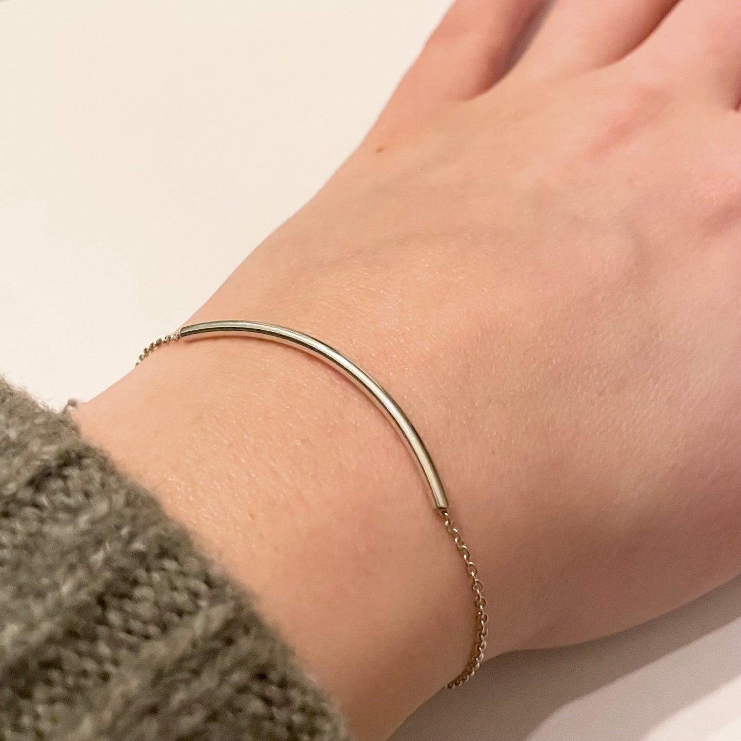 Zilveren armband big bow
