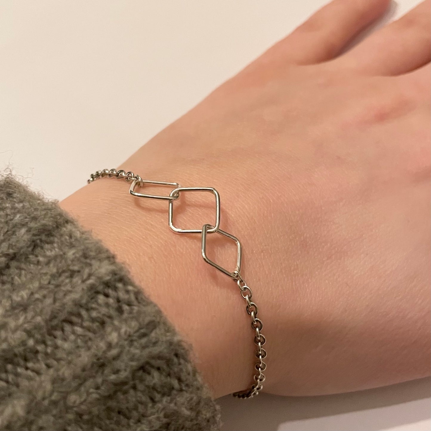 Zilveren armband verbondenheid
