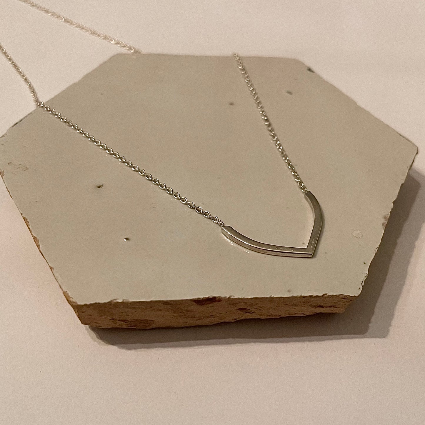 Zilveren collier