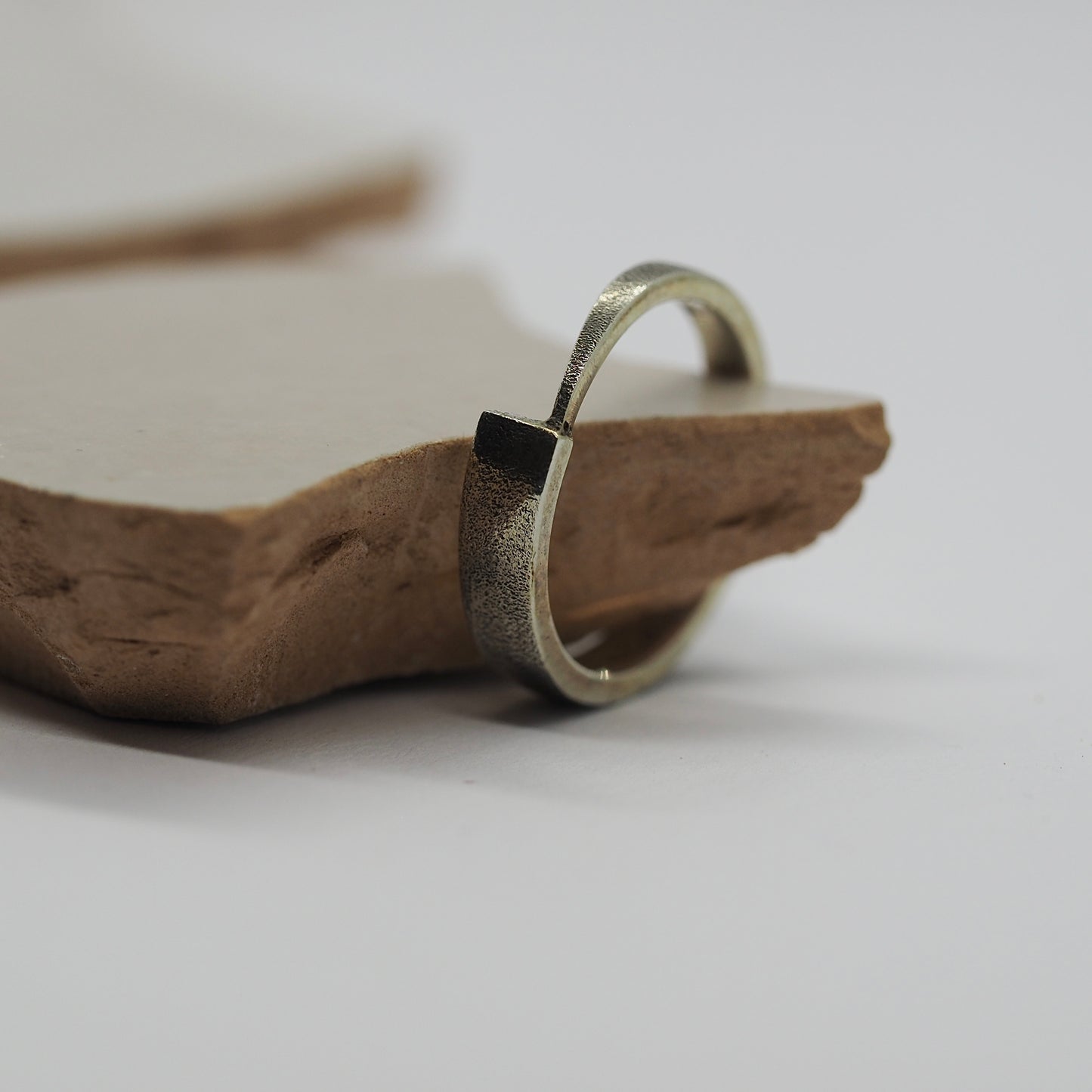 Zilveren ring recycle