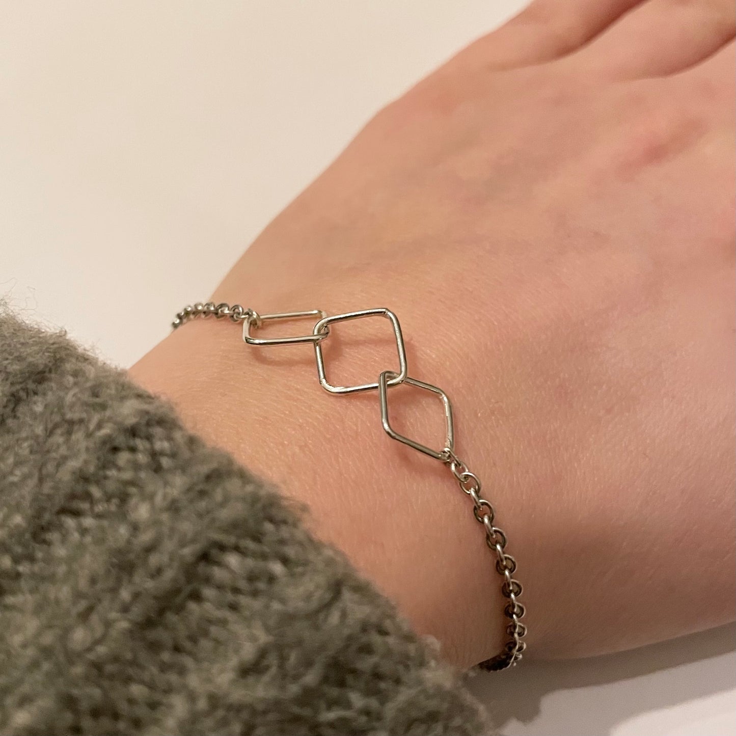 Zilveren armband verbondenheid