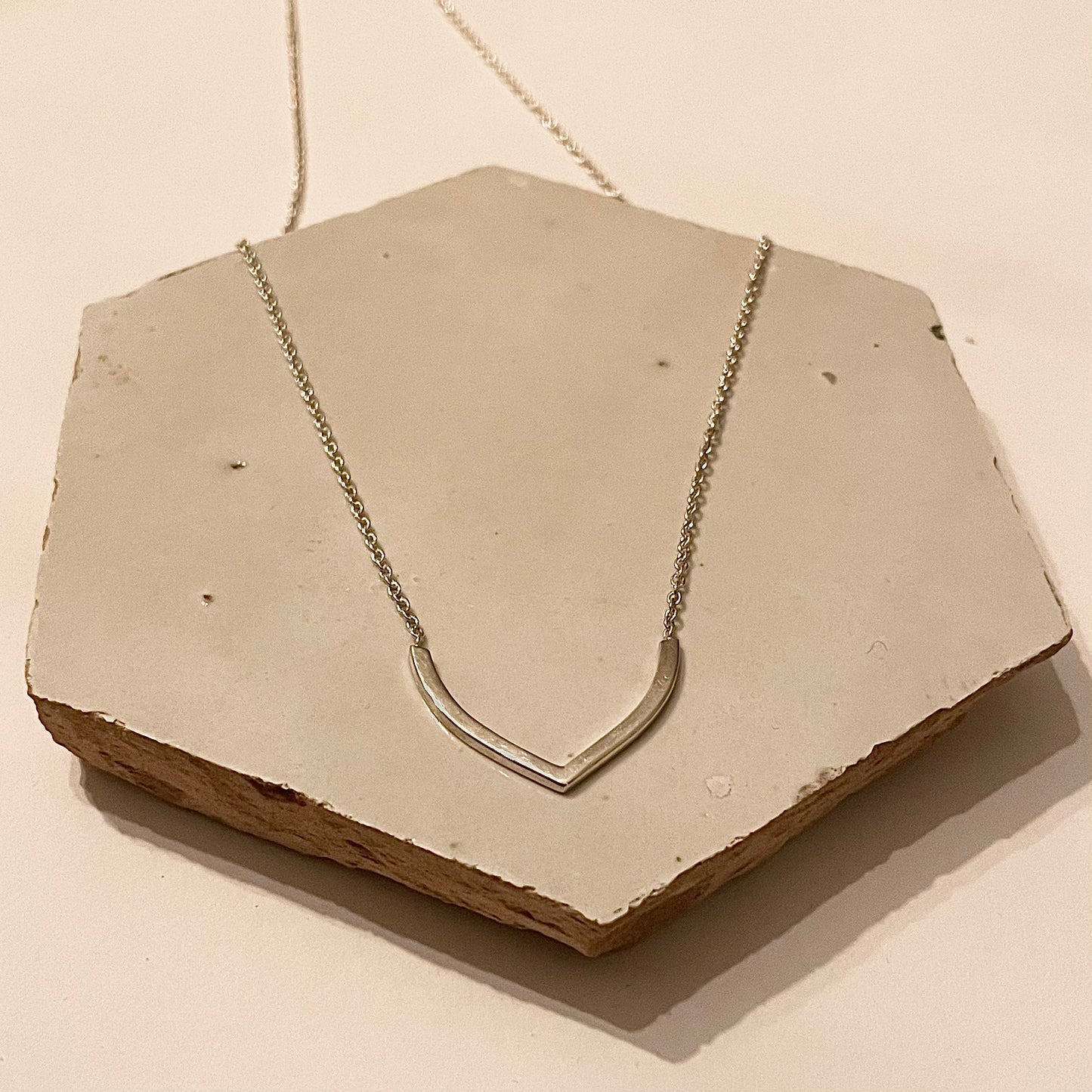 Zilveren collier