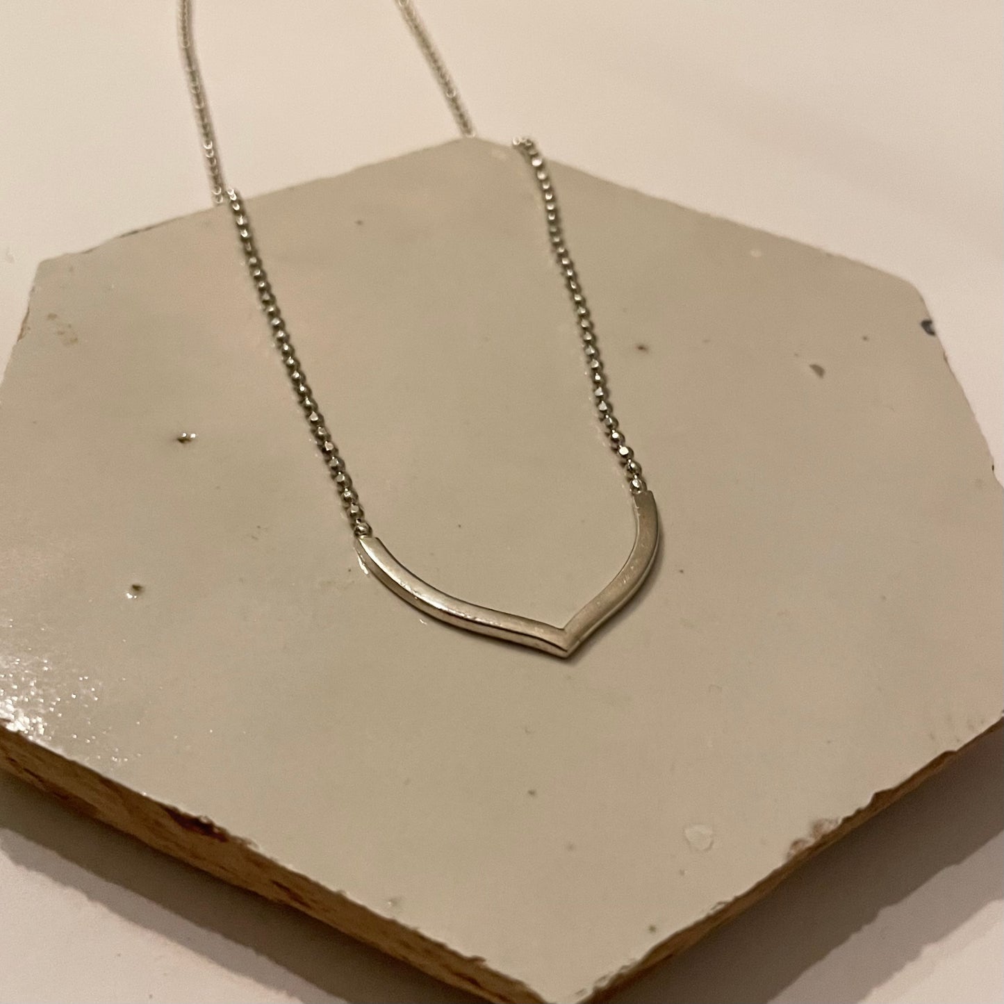 Zilveren collier