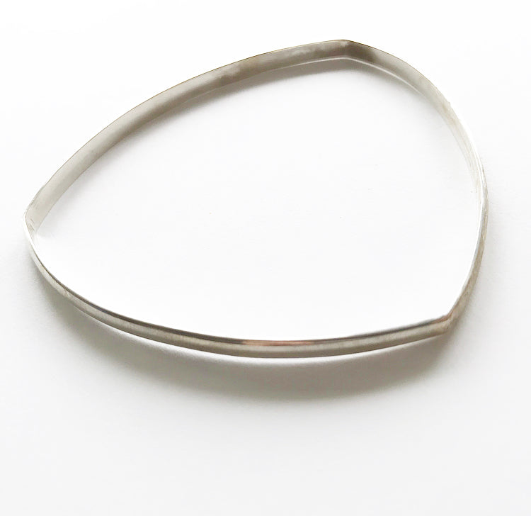 Zilveren armband triangel