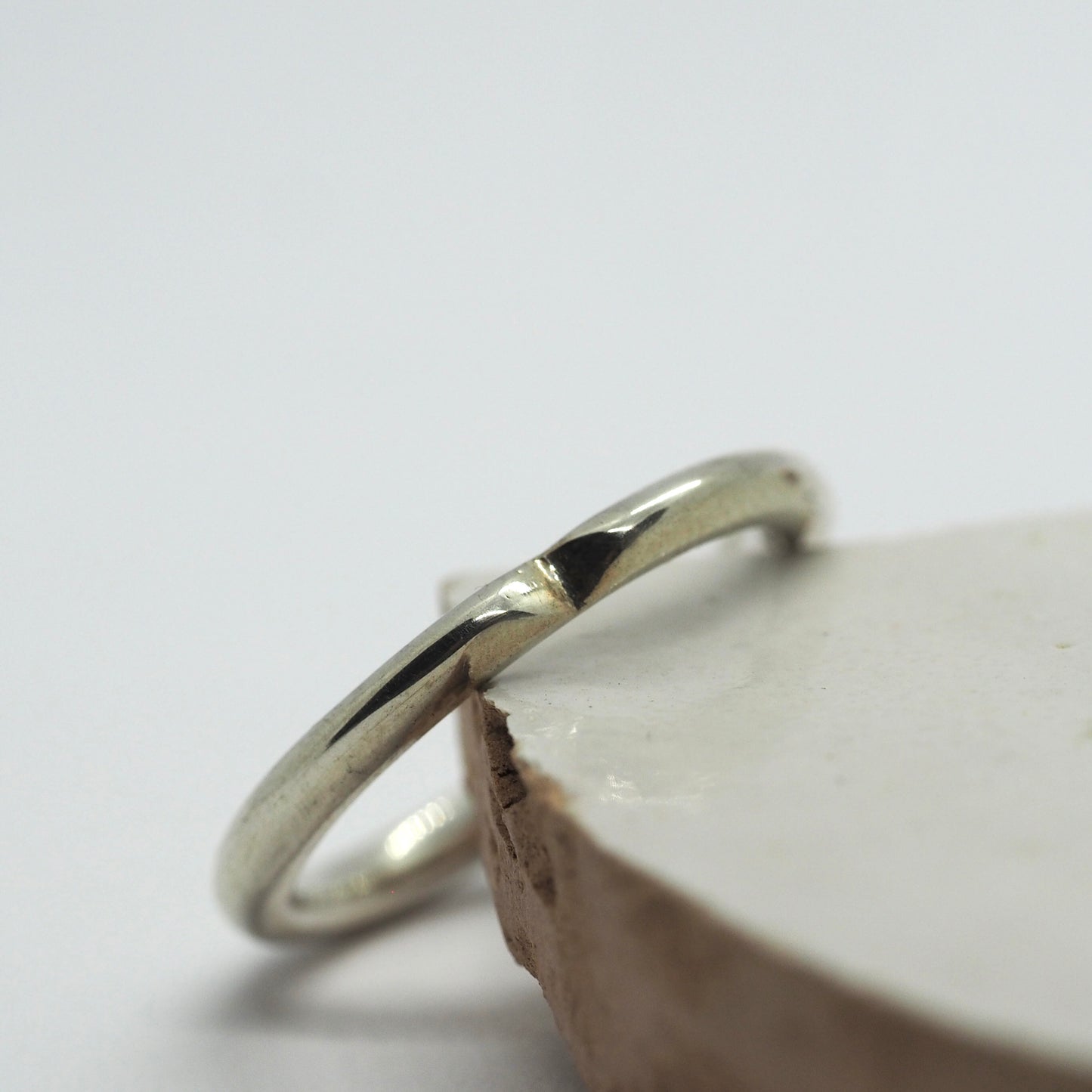 Zilveren ring heart
