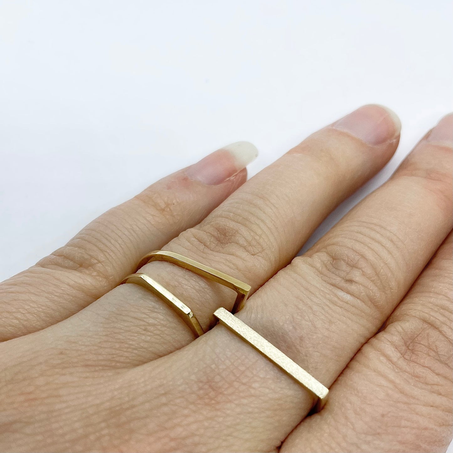 Gouden ring simple