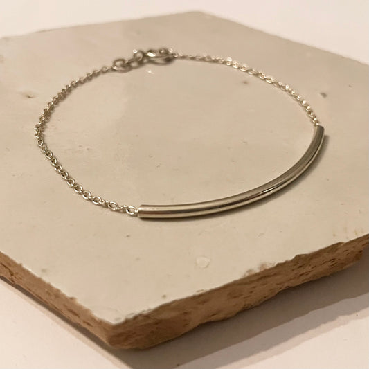 Zilveren armband big bow