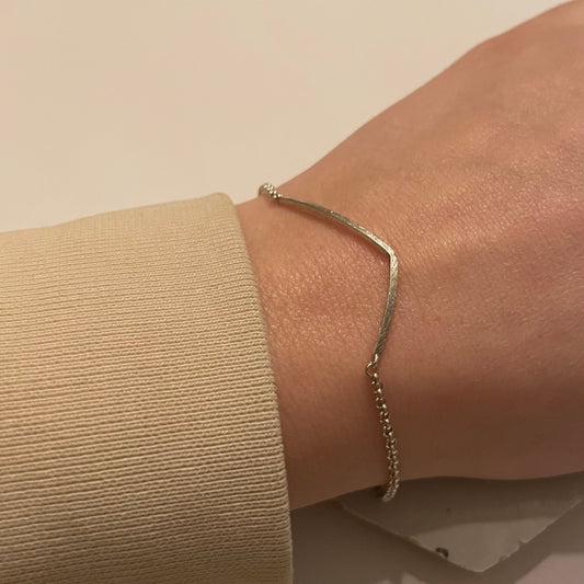 Zilveren armband stingray